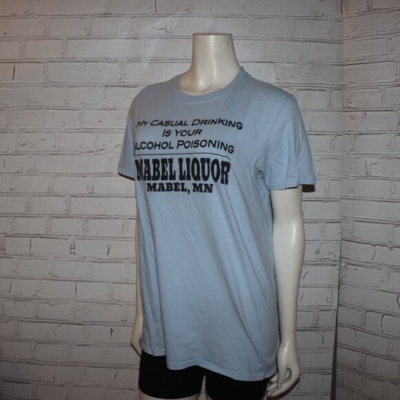🍻💙 Mabel, MN Tee · Blue · Size M · Casual Drinking Vibes - Picture 4 of 8